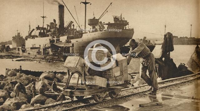 'Busy Scenes in Benghazi', 1943. Artist: Unknown.