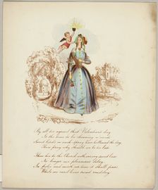 By All Tis Agreed (valentine), c. 1842. Creator: Unknown