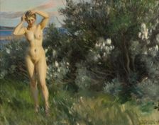 By Lake Siljan, 1905. Creator: Anders Leonard Zorn
