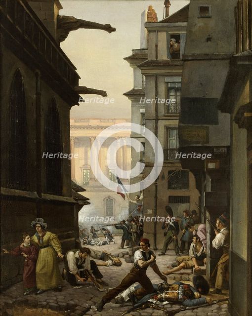 By morning on 29 July 1830, 1831. Creator: Carpentier, Paul Claude-Michel (1787-1877).