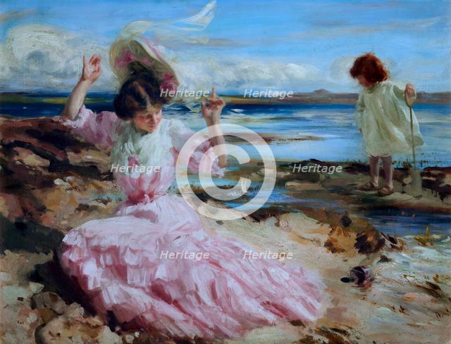 By summer seas, c1904. Creator: Charles Sims.