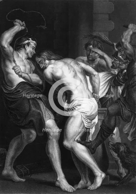 'By whose stripes ye were healed, mid 19th century. Creator: S Freeman.