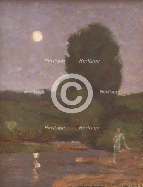 By the Moonlight, after 1900. Creator: Milan Thomka Mitrovsky.