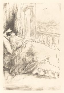 By the Balcony, 1896. Creator: James Abbott McNeill Whistler
