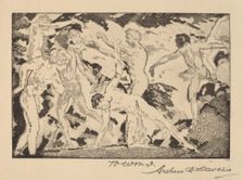 By the Caliban, 1919-1920. Creator: Arthur Davies