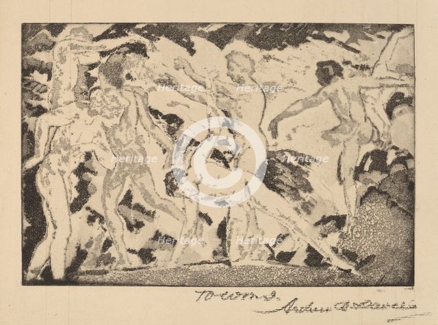 By the Caliban, 1919-1920. Creator: Arthur Davies.