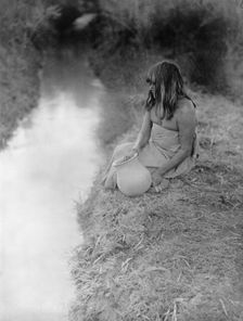 By the canal-Maricopa, c1907. Creator: Edward Sheriff Curtis