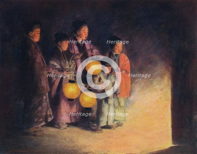 'By the Light of the Lantern', c1887, (1901). Artist: Mortimer L Menpes.