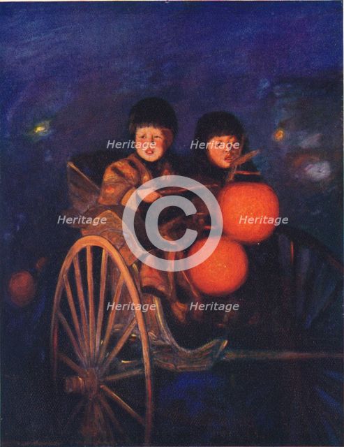 'By the Light of the Lanterns', c1887, (1901). Artist: Mortimer L Menpes.