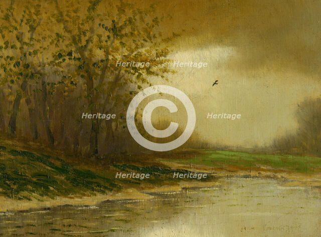 By the river, 1910. Creator: Eugen Szepesi-Kuszka.