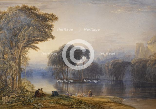 By the rivers of Babylon. Artist: Fielding, Copley Anthony Vandyke (1787-1855)
