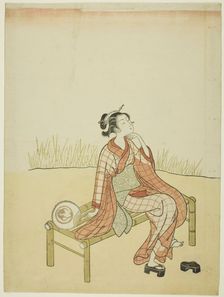 By the Stream, c. 1765. Creator: Suzuki Harunobu