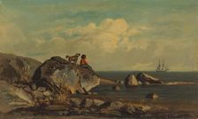 By the sea, 1870-1879. Creator: Johan Knutson