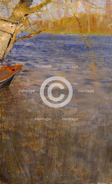 By the Sea. A Spring Day, c1900s. Creator: Bruno Liljefors.