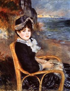 By the Seashore 1883. Artist: Pierre-Auguste Renoir