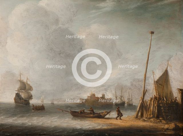 By the Seaside, mid-17th century. Creator: Jan Abrahamsz Beerstraaten.