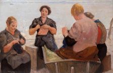By the Shore, c1938. Creator: James Alexander Hay Hector