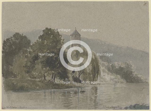 By the Tauber near Wertheim, c1880-1900. Creator: Ernst Morgenstern.