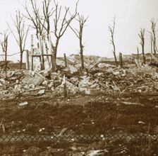 By the Tavannes Fort, Verdun, northern France, c1914-c1918