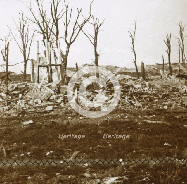 By the Tavannes Fort, Verdun, northern France, c1914-c1918. Artist: Unknown.