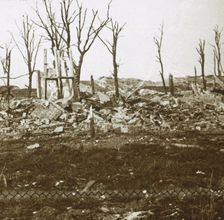 By the Tavannes Fort, Verdun, northern France, c1914-c1918