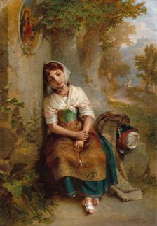 By the Well, 1865. Creator: Penry Williams
