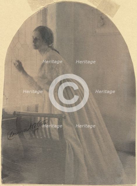 By the Window, 1896. Creator: Clarence H. White (American, 1871-1925).