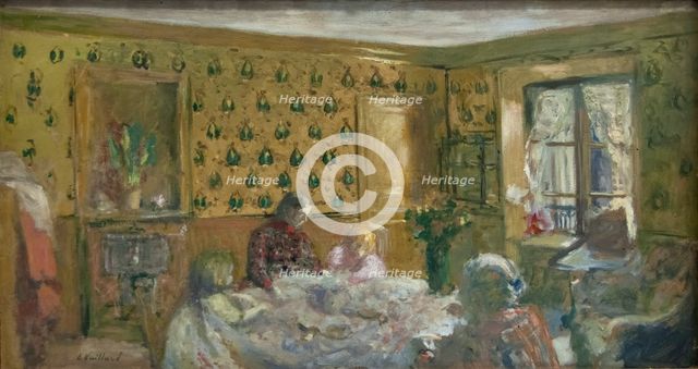 By the Worktable, 1905. Creator: Vuillard; Édouard (1868-1940).