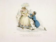 By this hand I swear that your property can easily dispense - but your person...oh, oh. 1828. Artist: William Day
