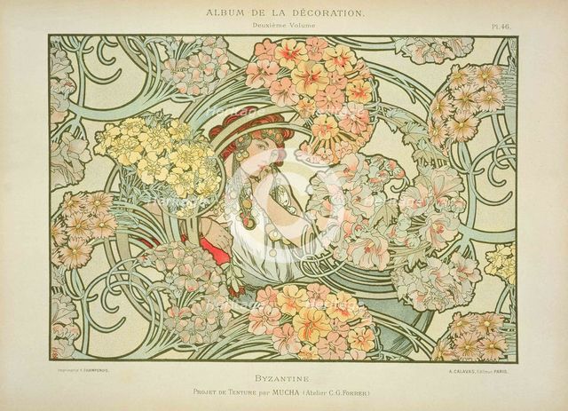 Byzantine, 1900. Creator: Mucha, Alfons Marie (1860-1939).