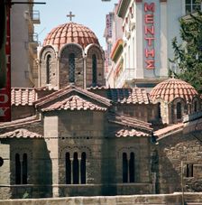 Byzantine church of Agios Eleptherios in Athens, 11th century