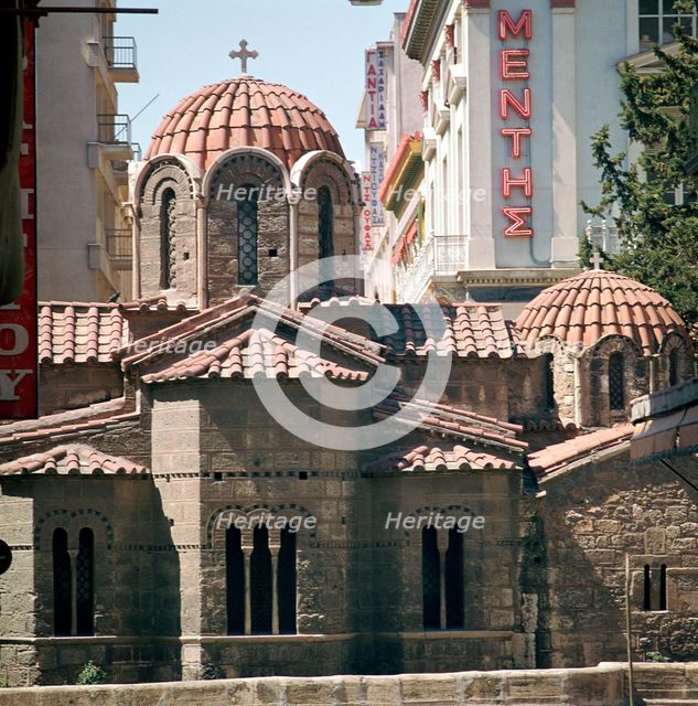 Byzantine church of Agios Eleptherios in Athens, 11th century. Artist: Unknown
