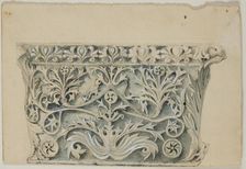 Byzantine Column Capital, n.d. Creator: John Ruskin