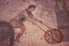 Byzantine Floor Mosaic in the Great Palace, Istanbul, 20th century