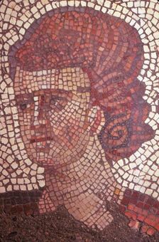 Byzantine Floor Mosaic in the Great Palace, Istanbul, 565 - 578 AD, (20th century)