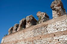 Byzantine fortifications, Nikopolis, Greece. Creator: Samuel Magal
