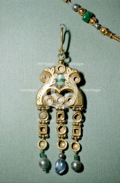 Byzantine Gold treasure from Assiut or Antinoe, Egypt, 600. Artist: Unknown.