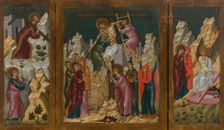 Byzantine Triptych with Scenes from the Passion of Christ, 2nd half of 16th century. Creator: Unknown
