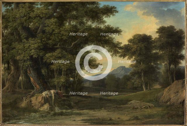 Byblis changed into a fountain, 1793. Creator: Valenciennes, Pierre-Henri de (1750-1819).