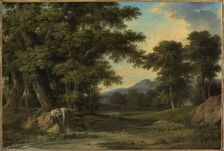 Byblis changed into a fountain, 1793. Creator: Valenciennes, Pierre-Henri de (1750-1819)