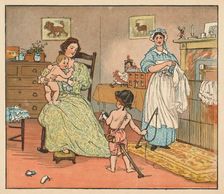 Bye, Baby Bunting 1882. Creator: Randolph Caldecott