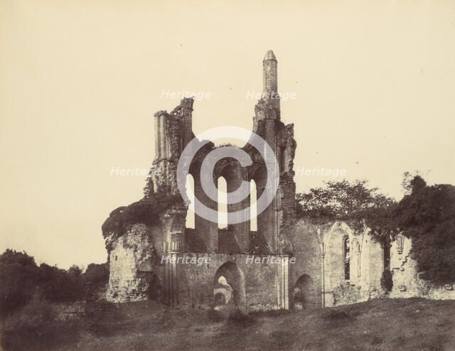Byland Abbey, 1856. Creator: Alfred Capel-Cure.