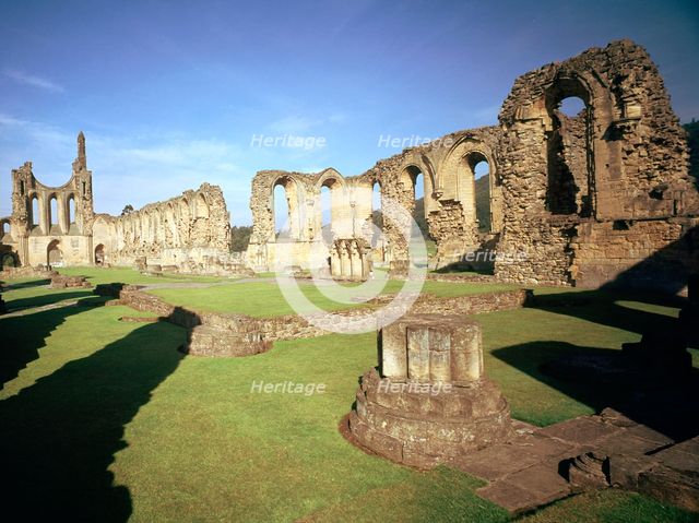 Byland Abbey, 12th century. Artist: Unknown