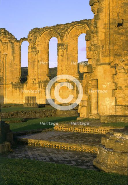 Byland Abbey, North Yorkshire, 1998. Artist: J Richards