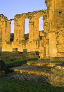 Byland Abbey, North Yorkshire, 1998. Artist: J Richards