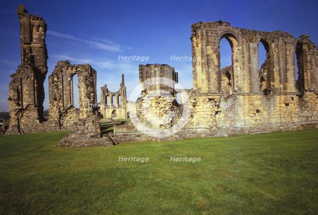 Byland Abbey, Founded 12th Century, Yorkshire, England, 20th century. Artist: CM Dixon.