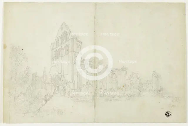 Byland Abbey, Yorkshire, c. 1820. Creator: William Westall.