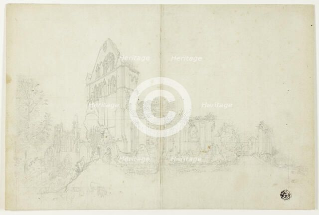 Byland Abbey, Yorkshire, c. 1820. Creator: William Westall.