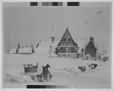 Byloke, Ghent, 1839., 1839. Creator: Thomas Shotter Boys