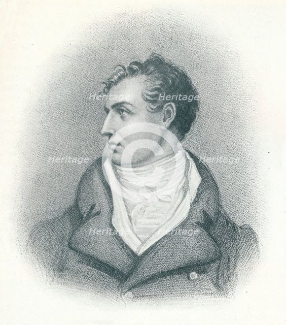 'Byron', c1800, (1911). Artist: Richard Westall.